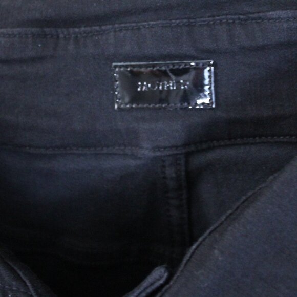 Revolve MOTHER The Triple Stack Runaway Not Guilty Black Belted Jeans 26 - Picture 6 of 8